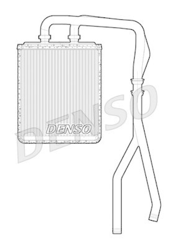 DENSO Heat Exchanger, interior heating
