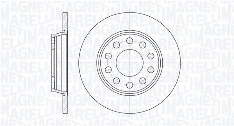 MAGNETI MARELLI Bremsscheibe