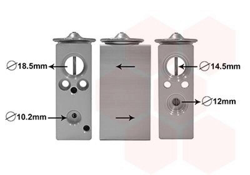 VAN WEZEL Expansionsventil, Klimaanlage