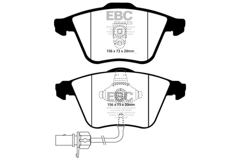 EBC Brakes Bremsbelagsatz, Scheibenbremse