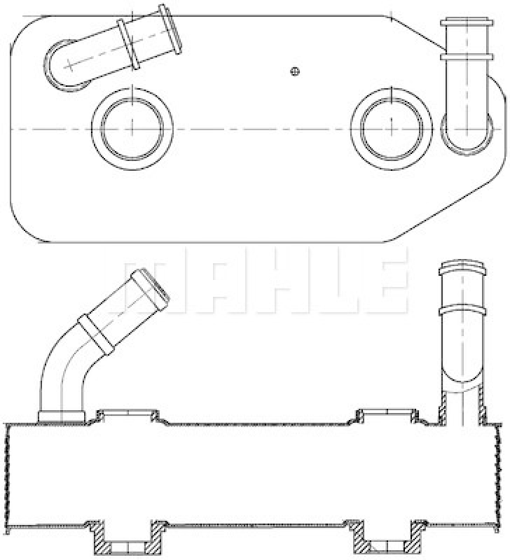 MAHLE Oil Cooler, automatic transmission BEHR