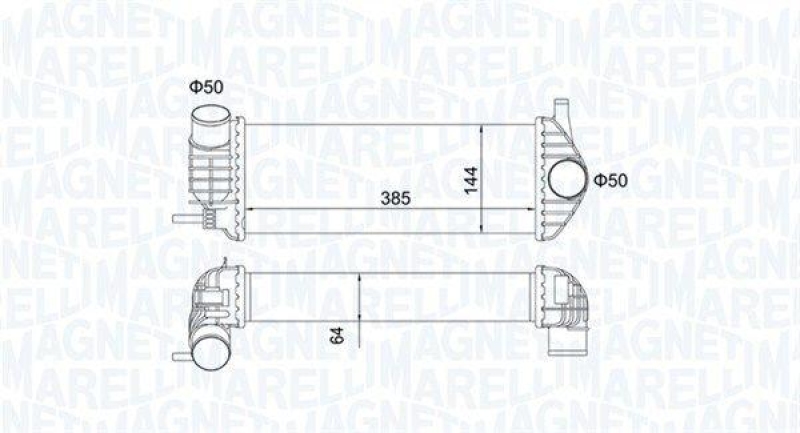 MAGNETI MARELLI Charge Air Cooler