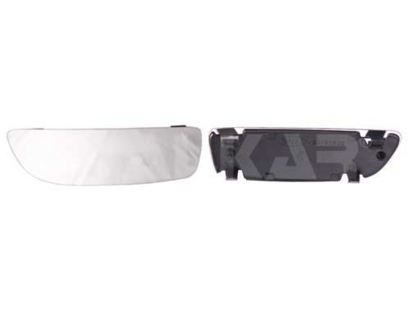SPIEGELGLAS + HALTER links passend f&uuml;r FIAT DOBLO Caja/Chasis (263_) 2/2010- 6441929