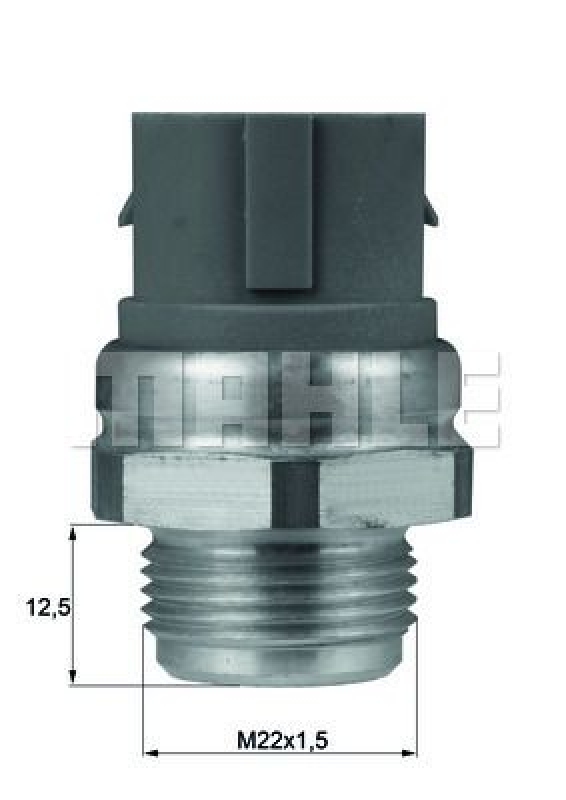 MAHLE Temperature Switch, radiator fan BEHR