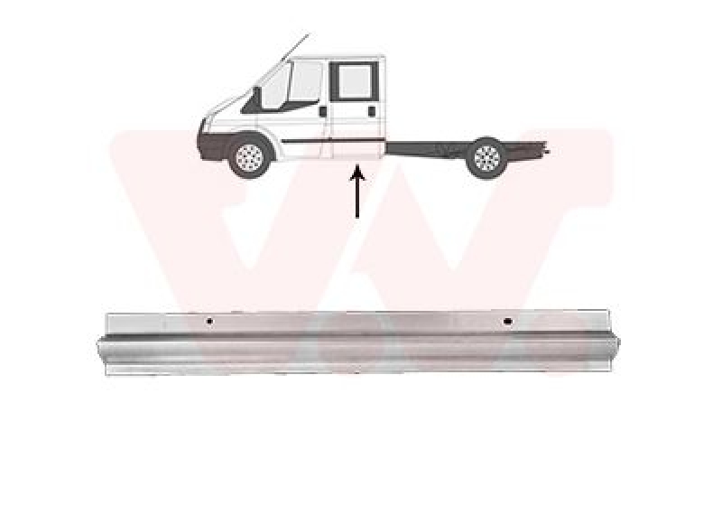 VAN WEZEL Foot Board, door sill