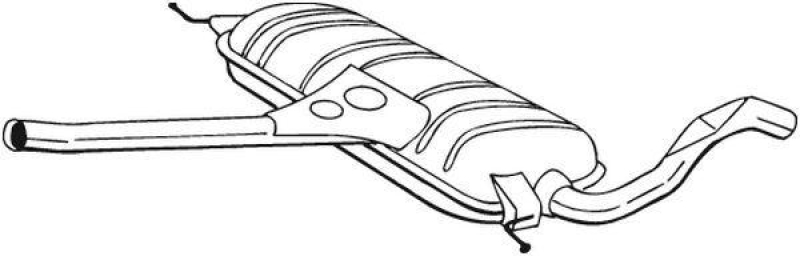 BOSAL Mittelschalldämpfer