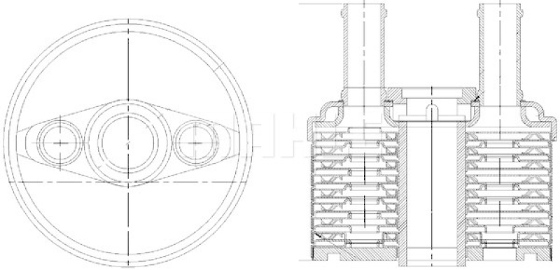 MAHLE Oil Cooler, automatic transmission BEHR