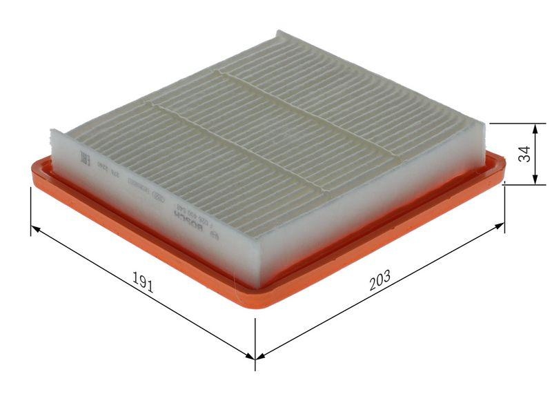 BOSCH Luftfilter F 026 400 548