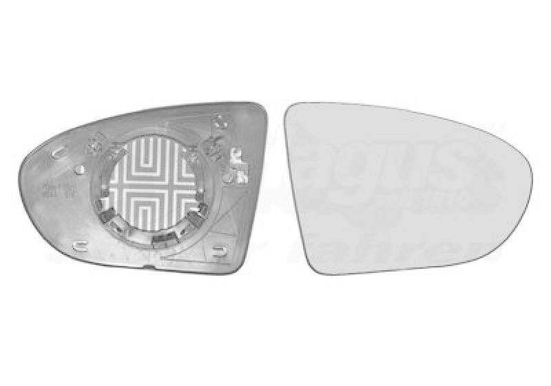 VAN WEZEL Spiegelglas, Außenspiegel * HAGUS * 3388838