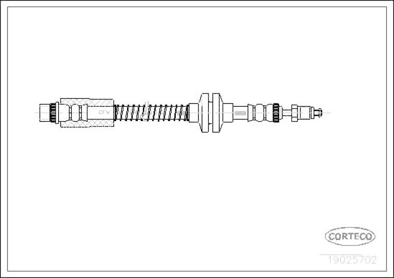 CORTECO Brake Hose