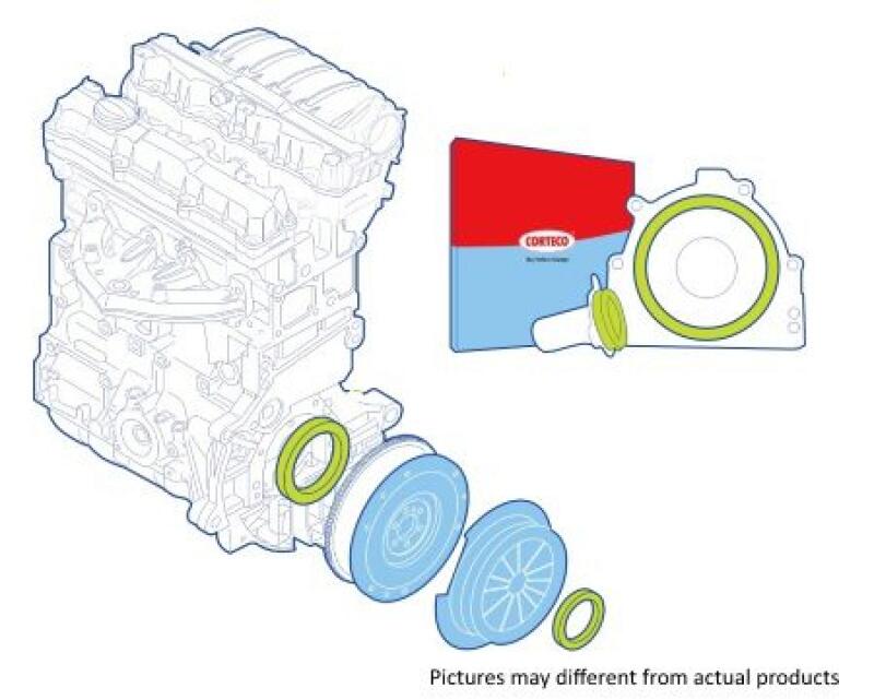 CORTECO Shaft Seal Set, clutch