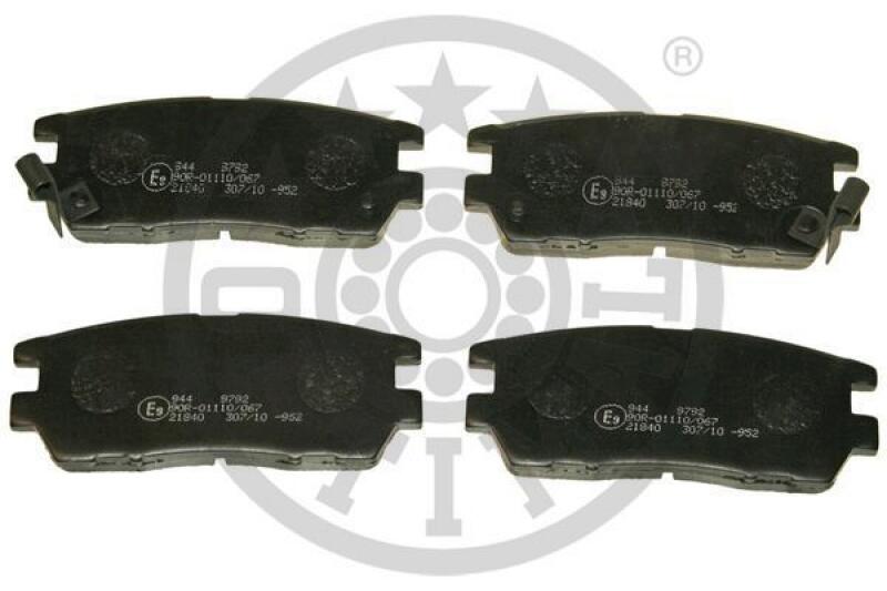 OPTIMAL Brake Pad Set, disc brake