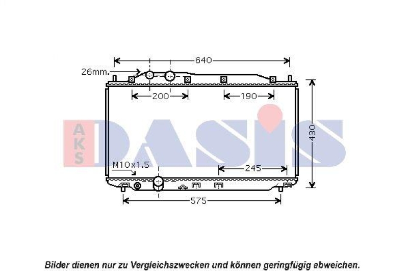 AKS DASIS Radiator, engine cooling