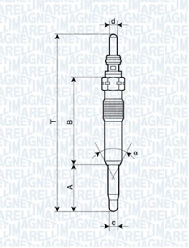 MAGNETI MARELLI Glühkerze