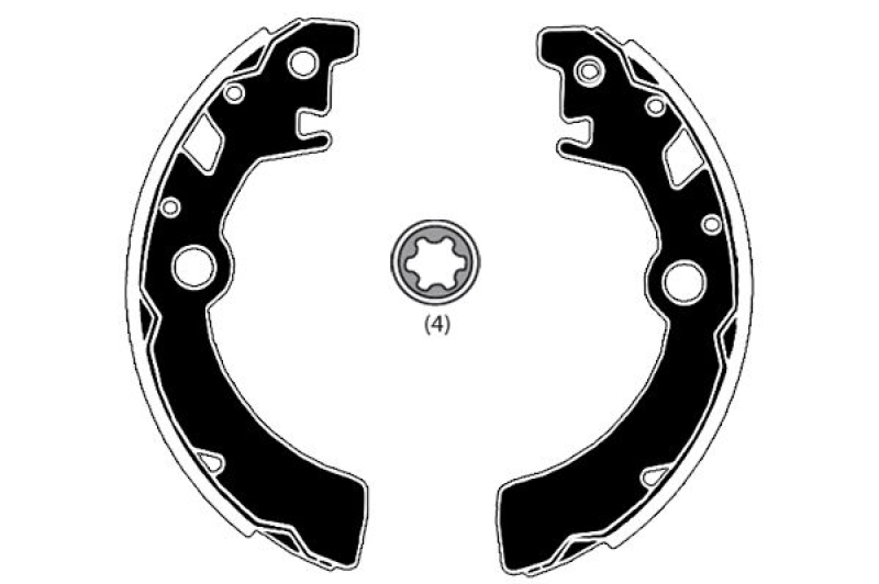 RAICAM Brake Shoe Set