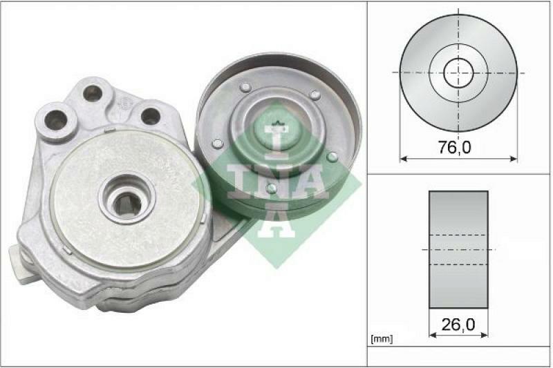 INA Tensioner Lever, v-ribbed belt