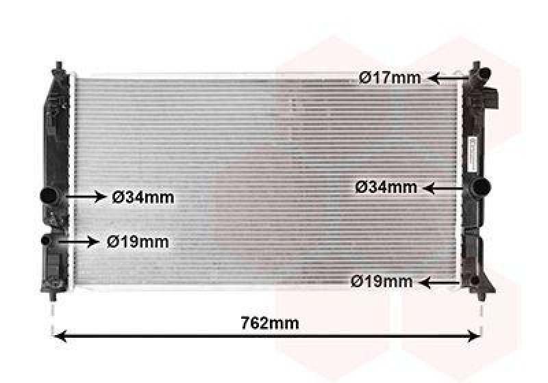 VAN WEZEL K&uuml;hler, Motork&uuml;hlung