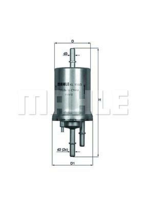 MAHLE Fuel filter
