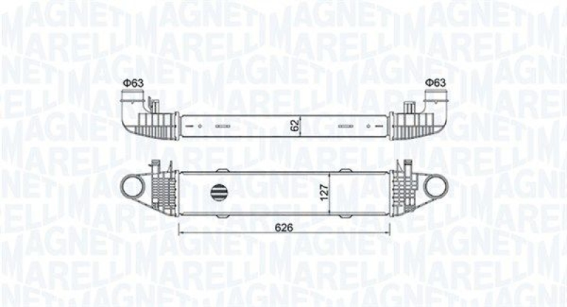 MAGNETI MARELLI Ladeluftkühler