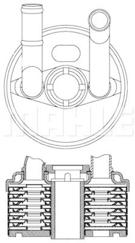 MAHLE Ölkühler, Automatikgetriebe BEHR