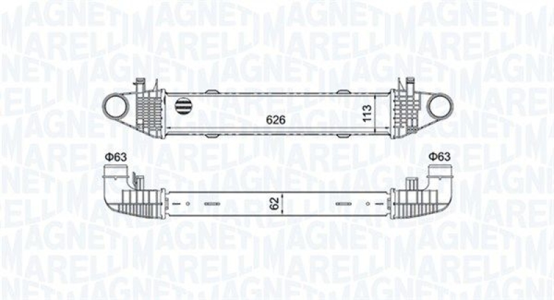 MAGNETI MARELLI Ladeluftkühler