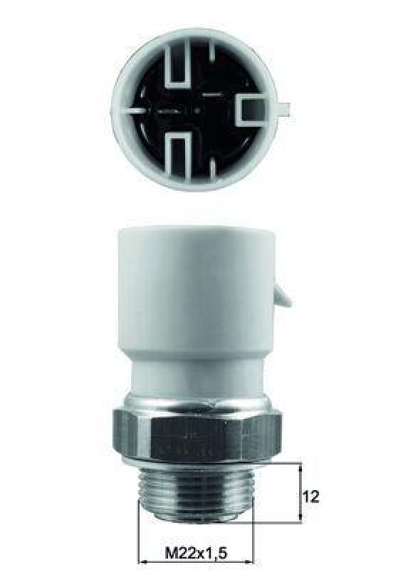 MAHLE Temperature Switch, radiator fan BEHR