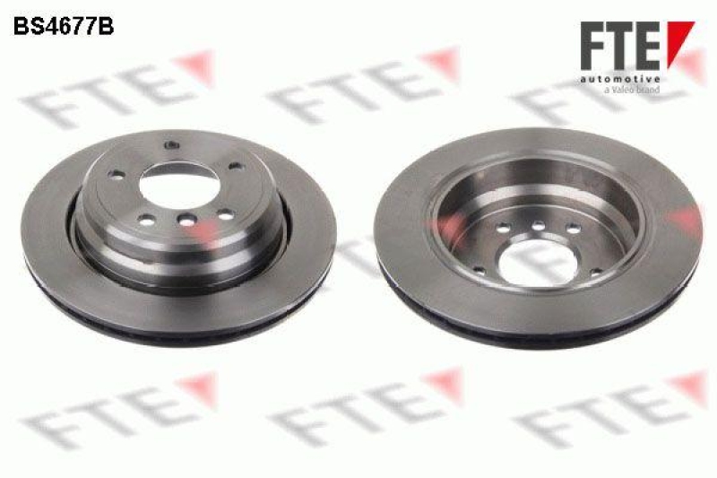 2x FTE Bremsscheibe COATED RANGE