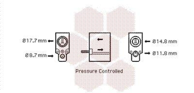 VAN WEZEL Expansionsventil, Klimaanlage