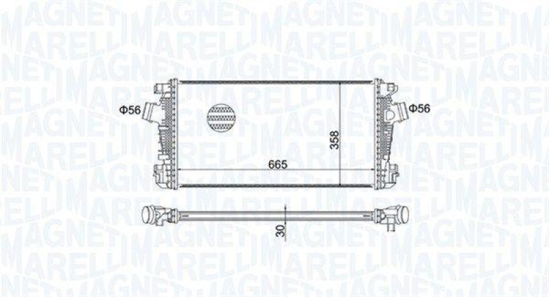 MAGNETI MARELLI Charge Air Cooler