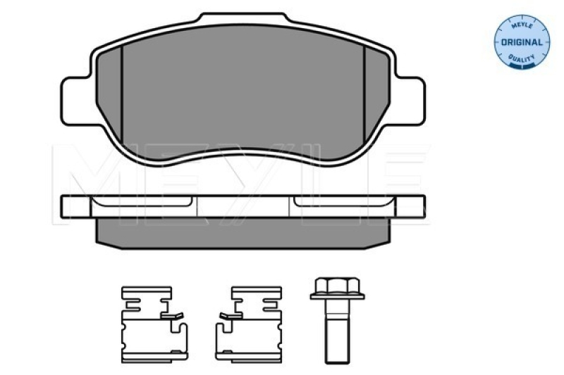 MEYLE Brake Pad Set, disc brake MEYLE-ORIGINAL: True to OE.