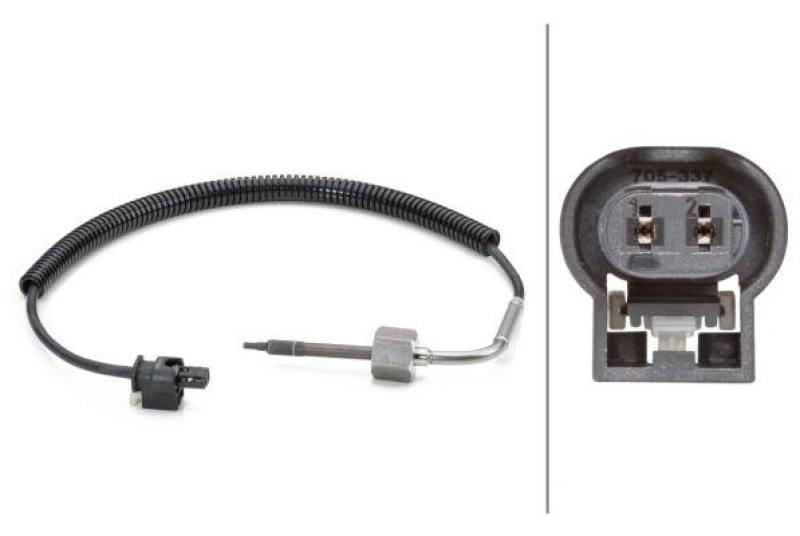 HELLA Sensor, Abgastemperatur 6PT 014 494-131