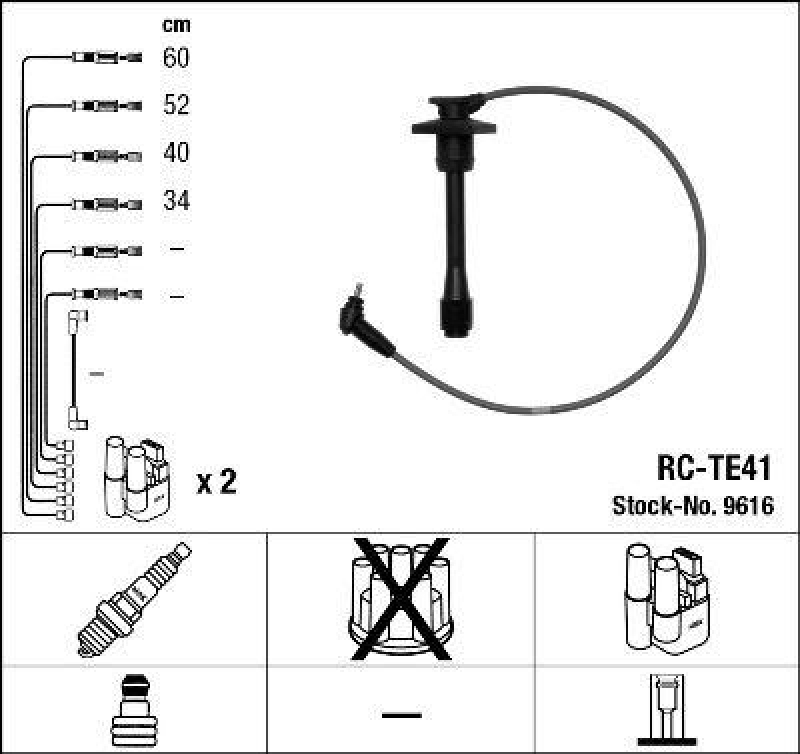 NGK Ignition Cable Kit