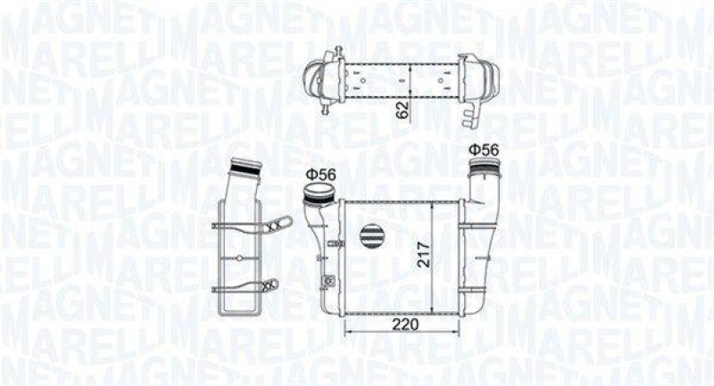 MAGNETI MARELLI Charge Air Cooler