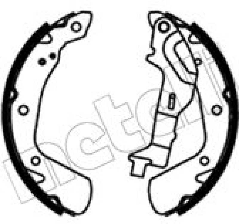 METELLI Brake Shoe Set