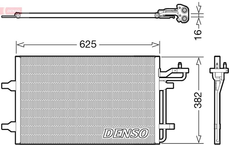 DENSO Kondensator, Klimaanlage