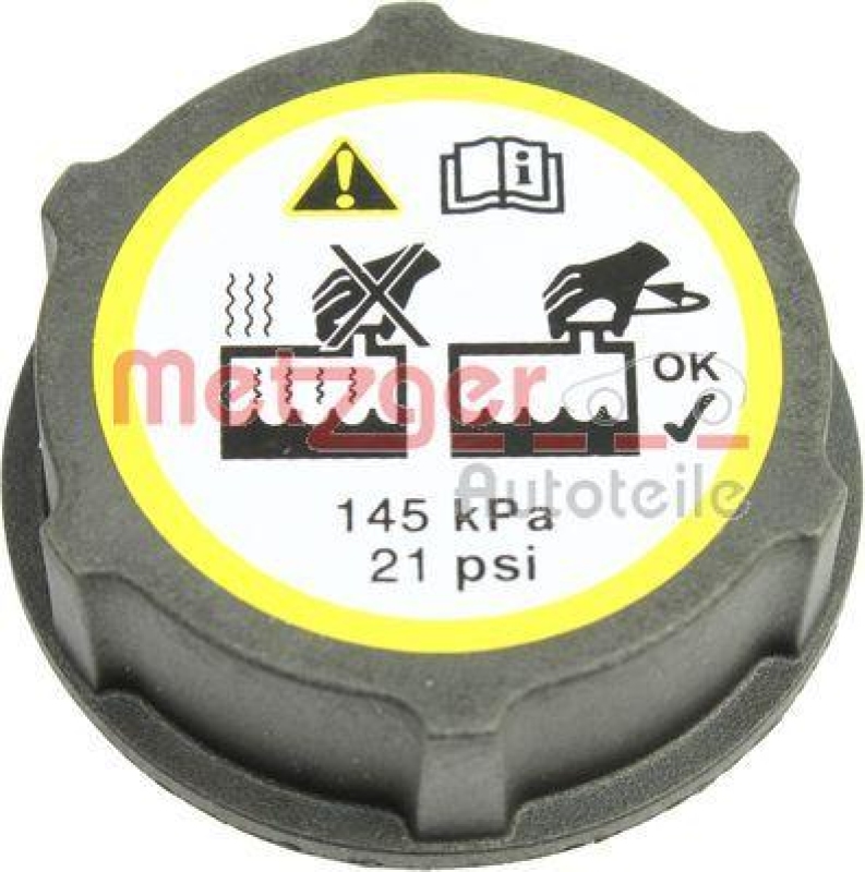 METZGER Cap, coolant tank GREENPARTS