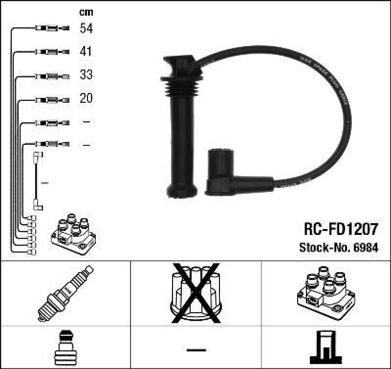 NGK Ignition Cable Kit