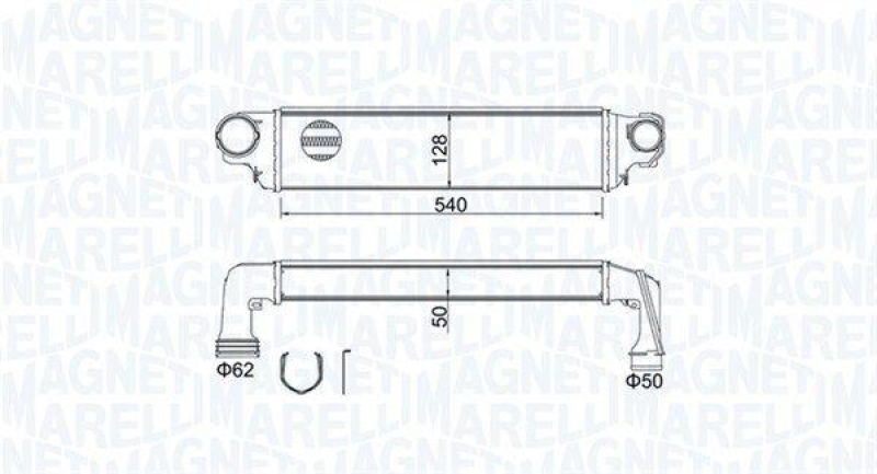 MAGNETI MARELLI Charge Air Cooler