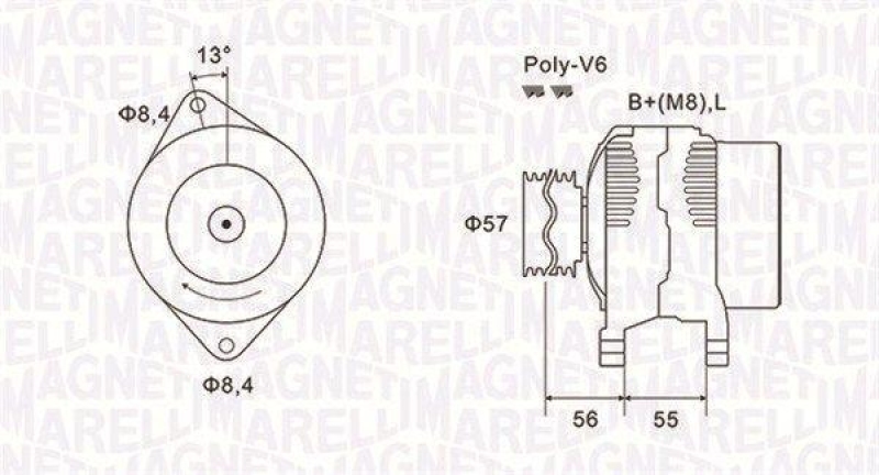MAGNETI MARELLI Generator 63731088010