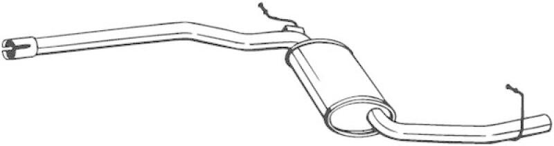 BOSAL Mittelschalld&auml;mpfer