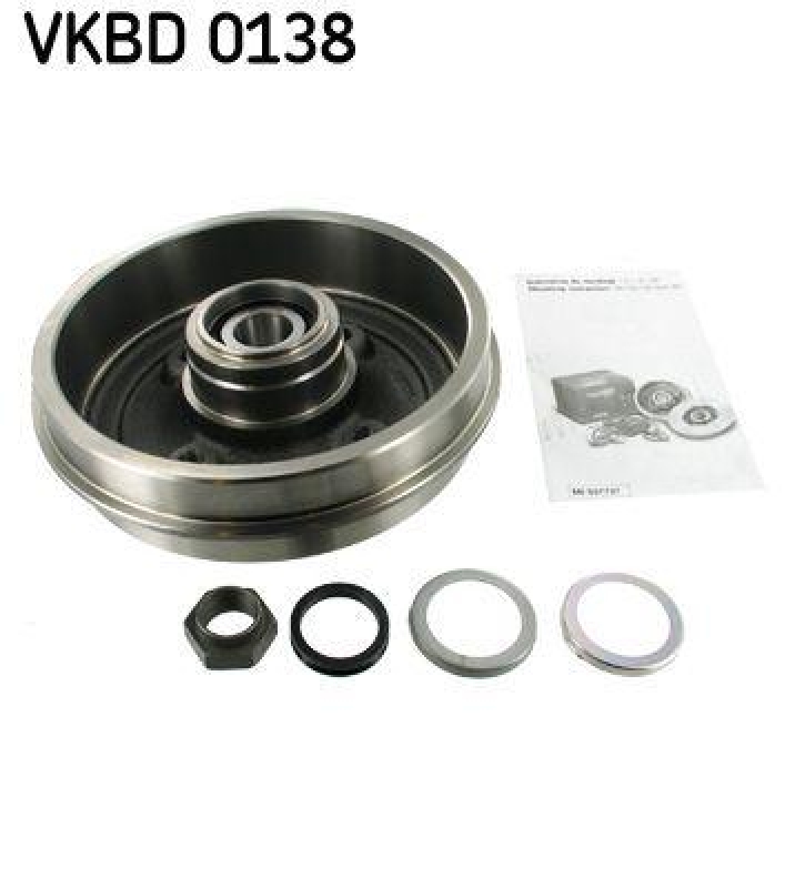 2x SKF Brake Drum