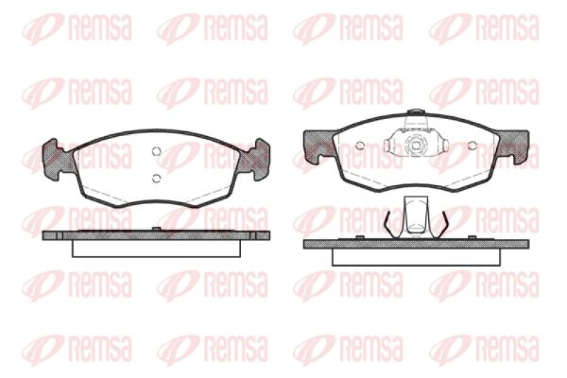 KAWE Brake Pad Set, disc brake