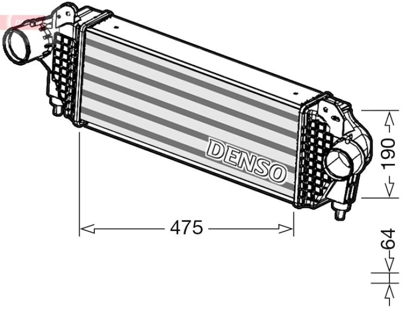 DENSO Ladeluftk&uuml;hler DIT01005