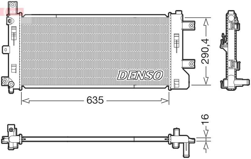 DENSO K&uuml;hler, Motork&uuml;hlung DRM46105