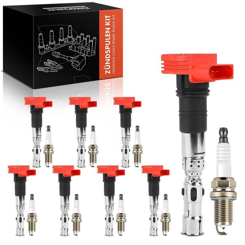 8x Frankberg Z&uuml;ndspule+8x Z&uuml;ndkerze 5481FB0040299