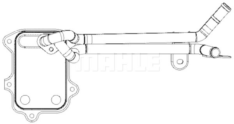 MAHLE Ölkühler, Motoröl BEHR