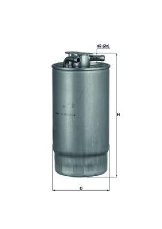 MAHLE Kraftstofffilter KL 160/1