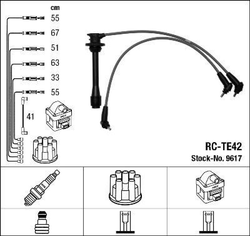 NGK Ignition Cable Kit