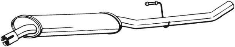 BOSAL Mittelschalldämpfer