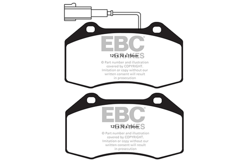 EBC Brakes Bremsbelagsatz, Scheibenbremse